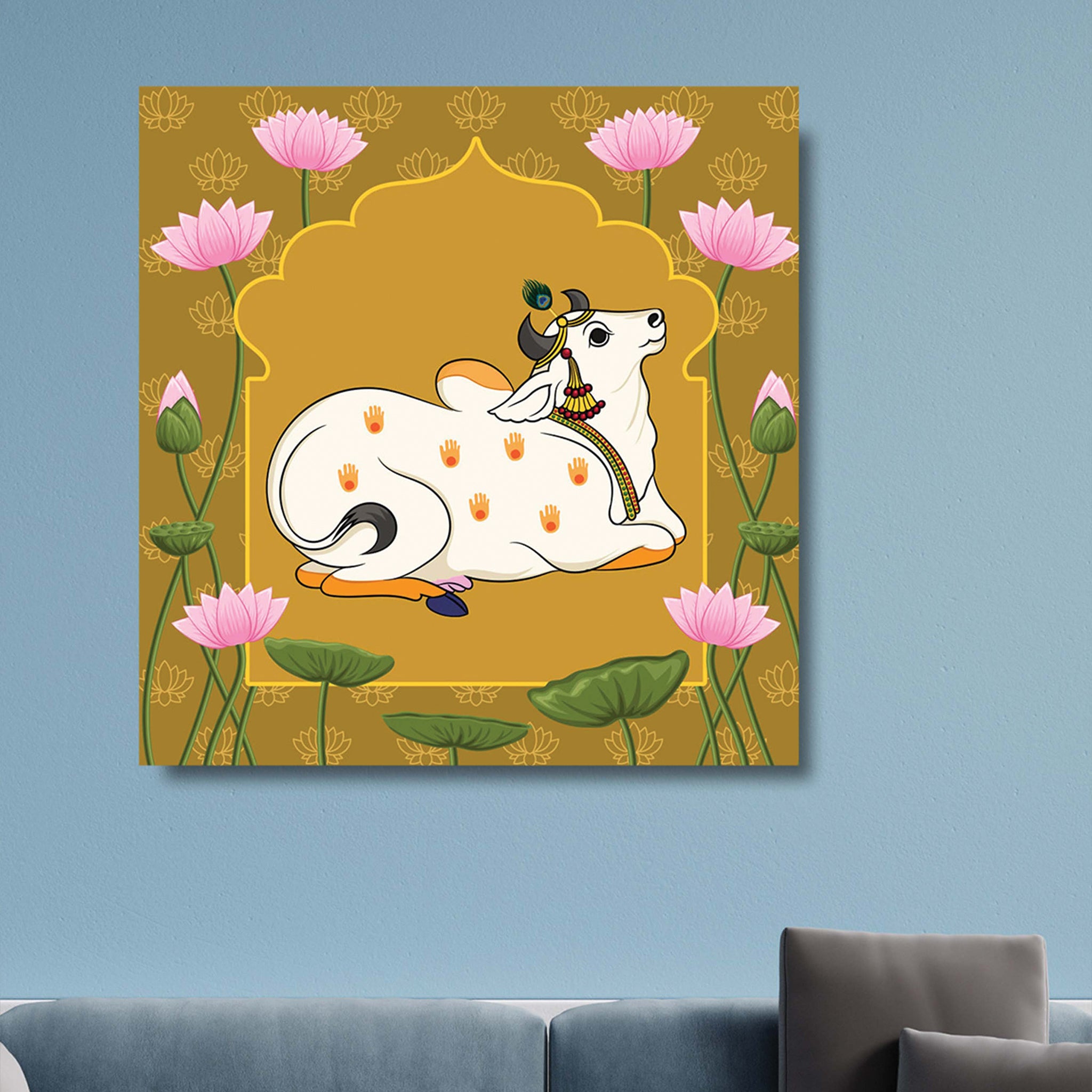 Abundance and Fertility: The Cow as a Symbol of Prosperity in Pichwai Painting