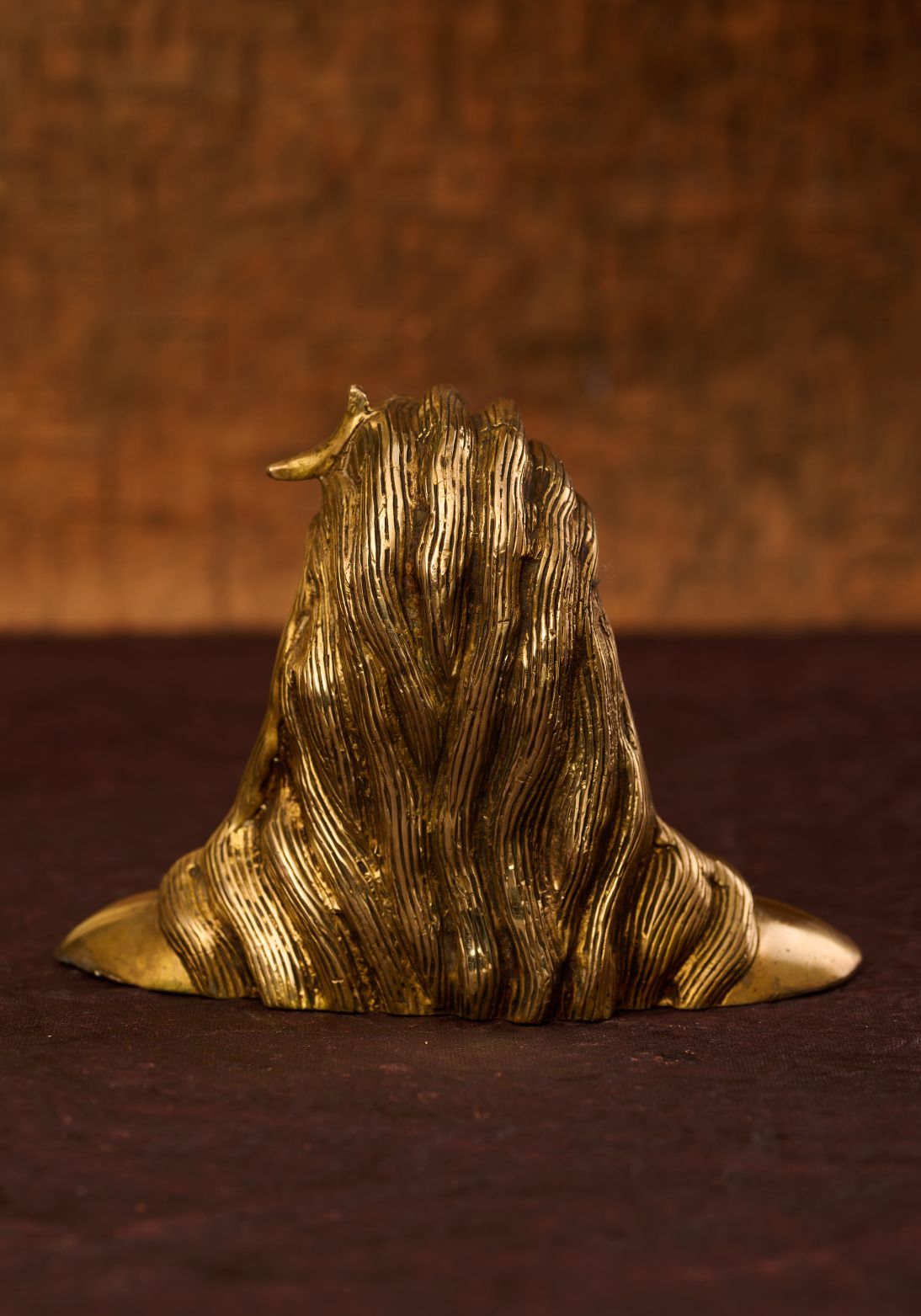 'Adiyogi Shiva' Bust in Brass