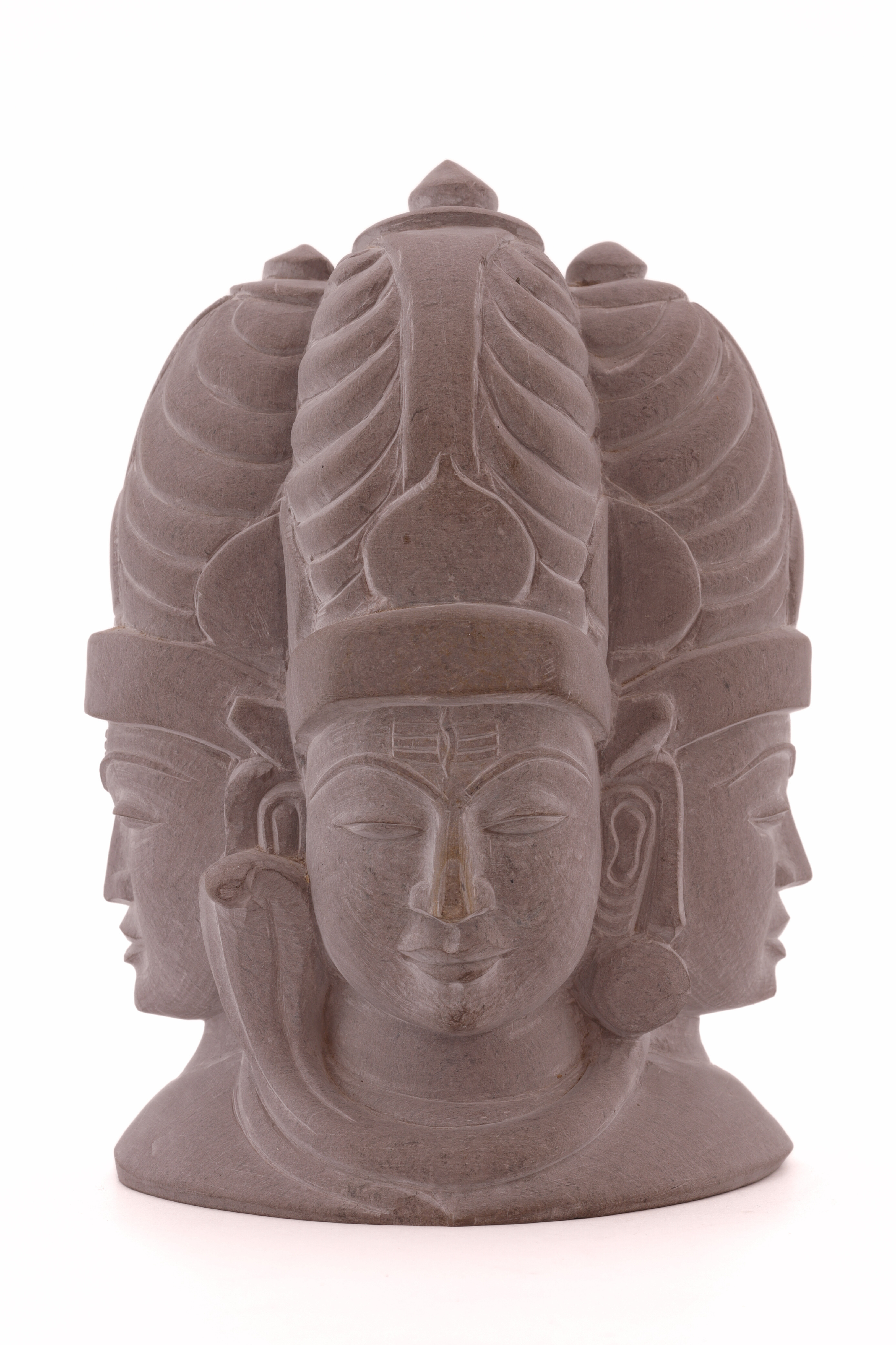 Grey Shiva Trimurti