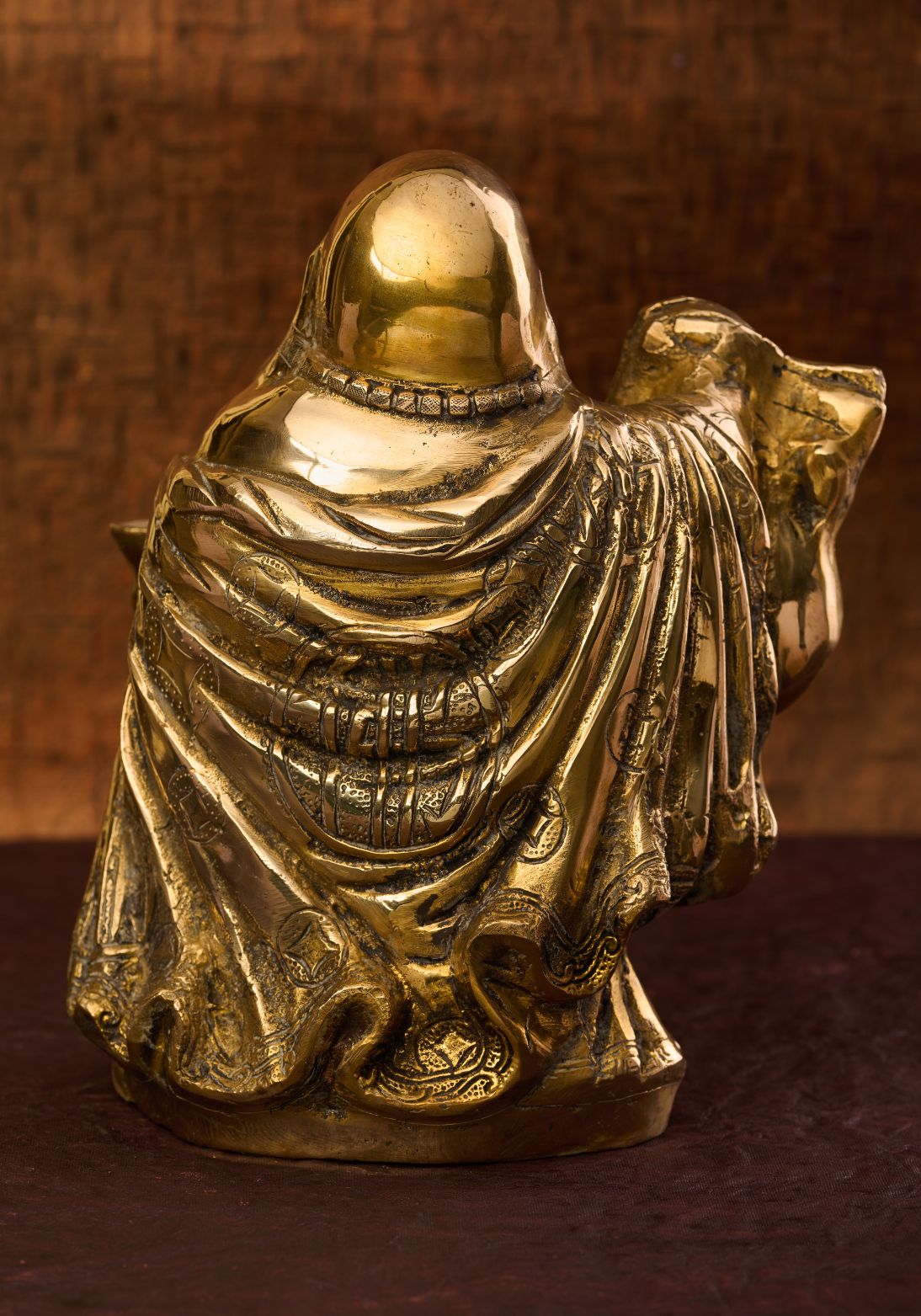 Brass Laughing Buddha