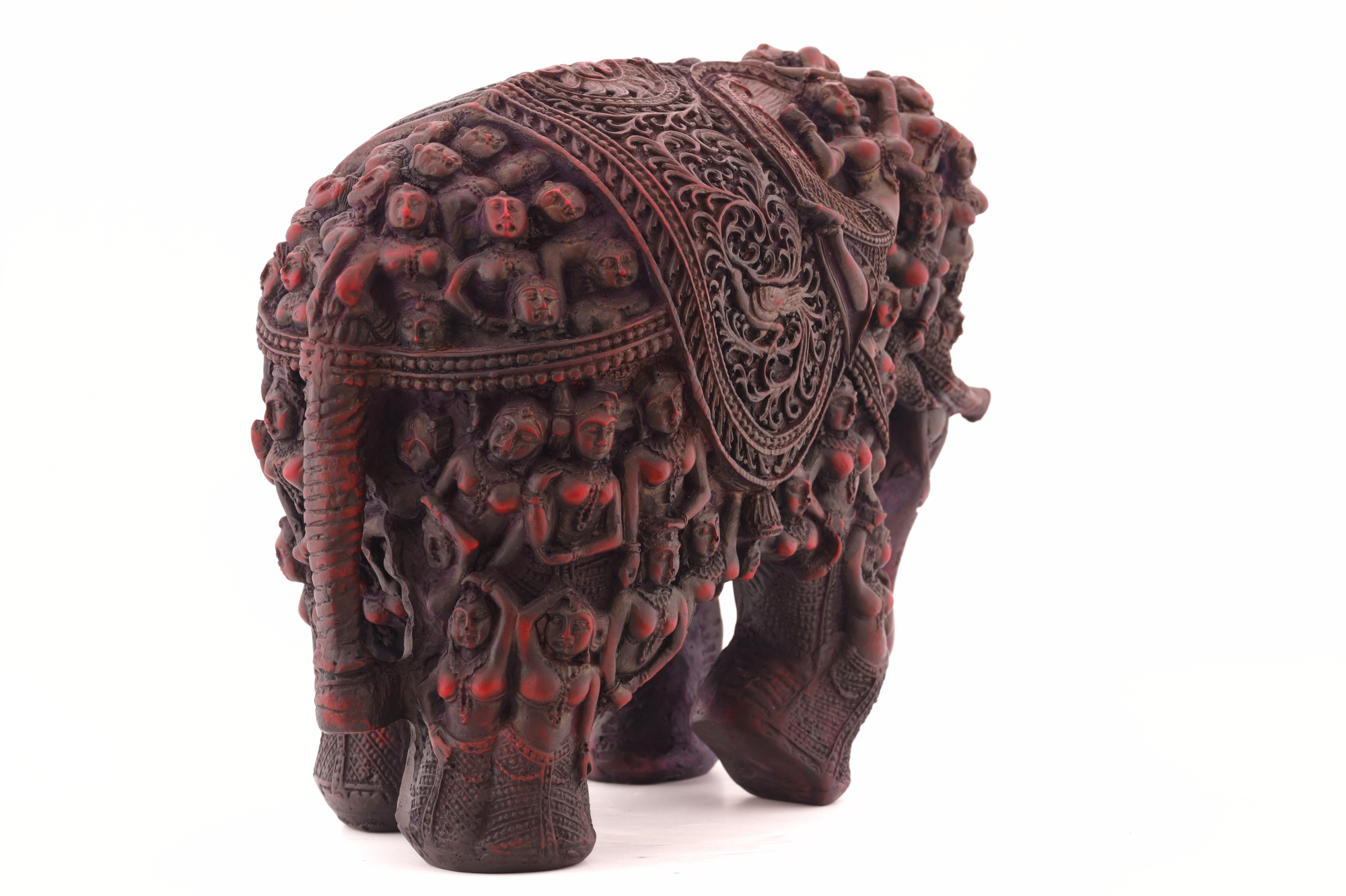 Handcarved Elephant in Wood