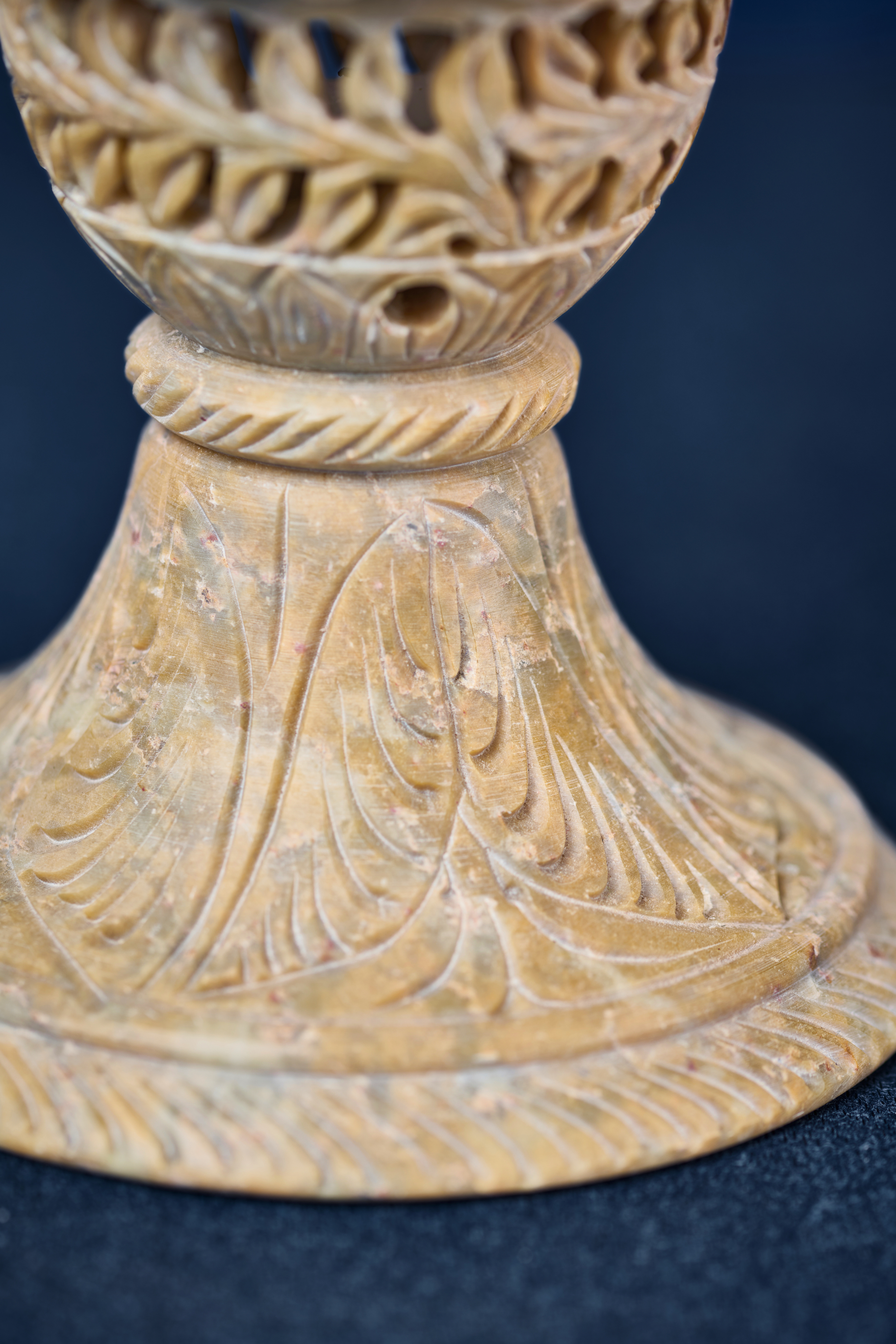 Beige Stone Intricate Lampshade