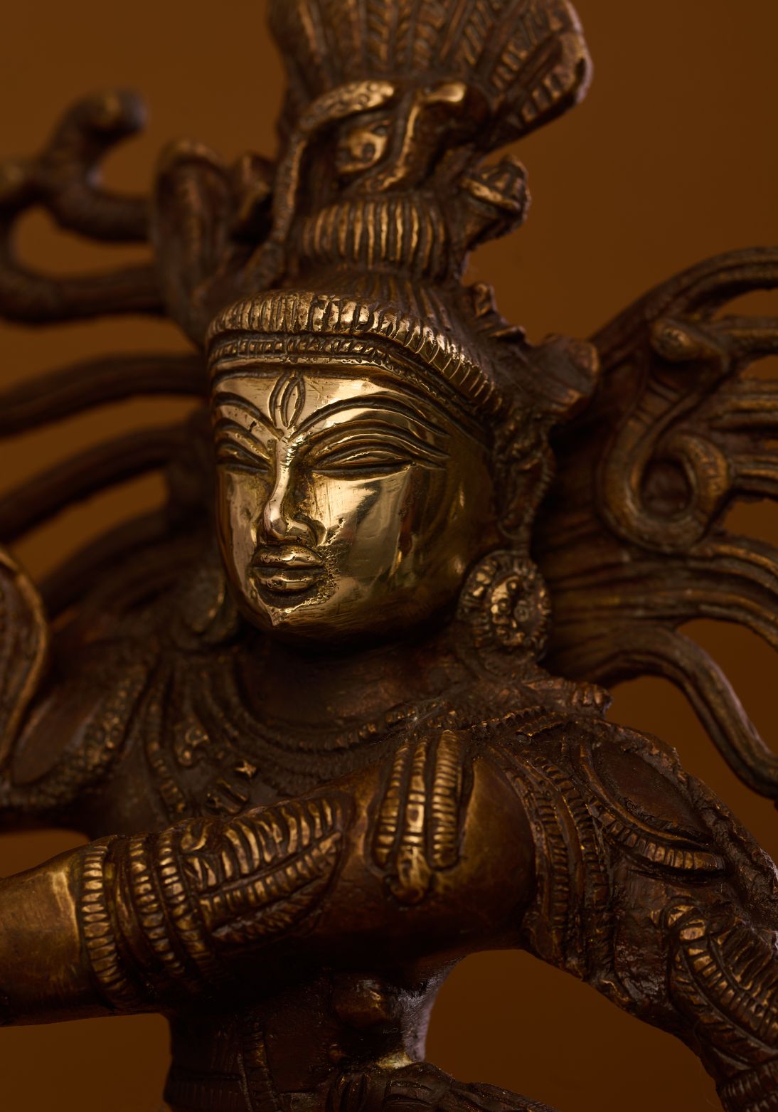 Antique Dancing 'Nataraja' in Mixed Bronze