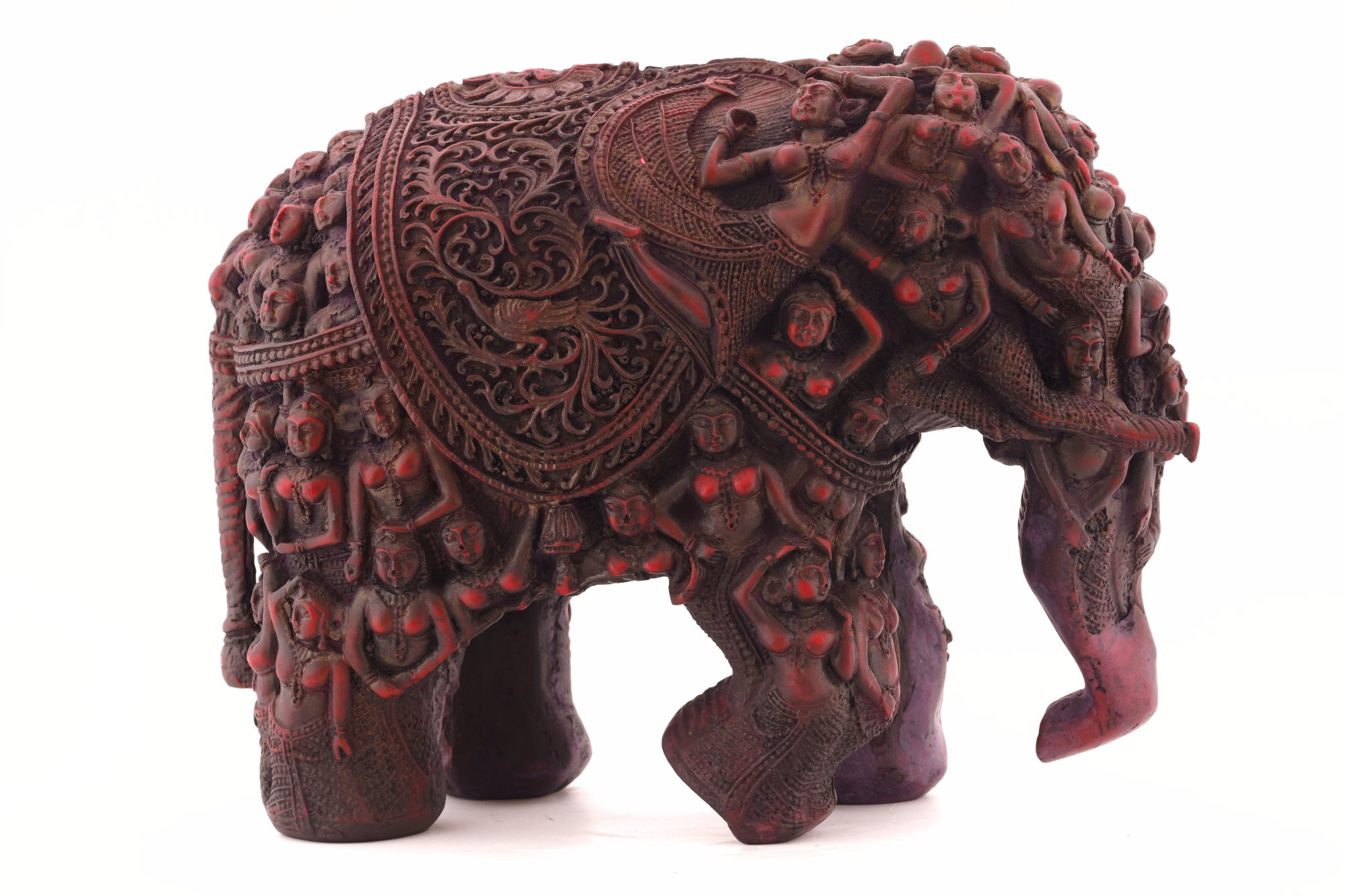 Handcarved Elephant in Wood