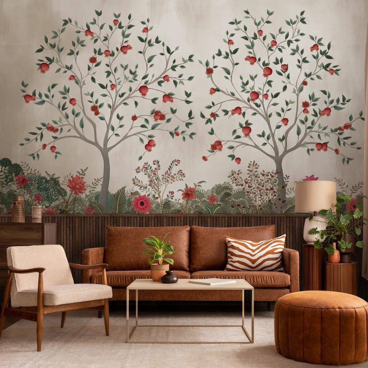 Rang Baag Indian Style Wallpaper Customised