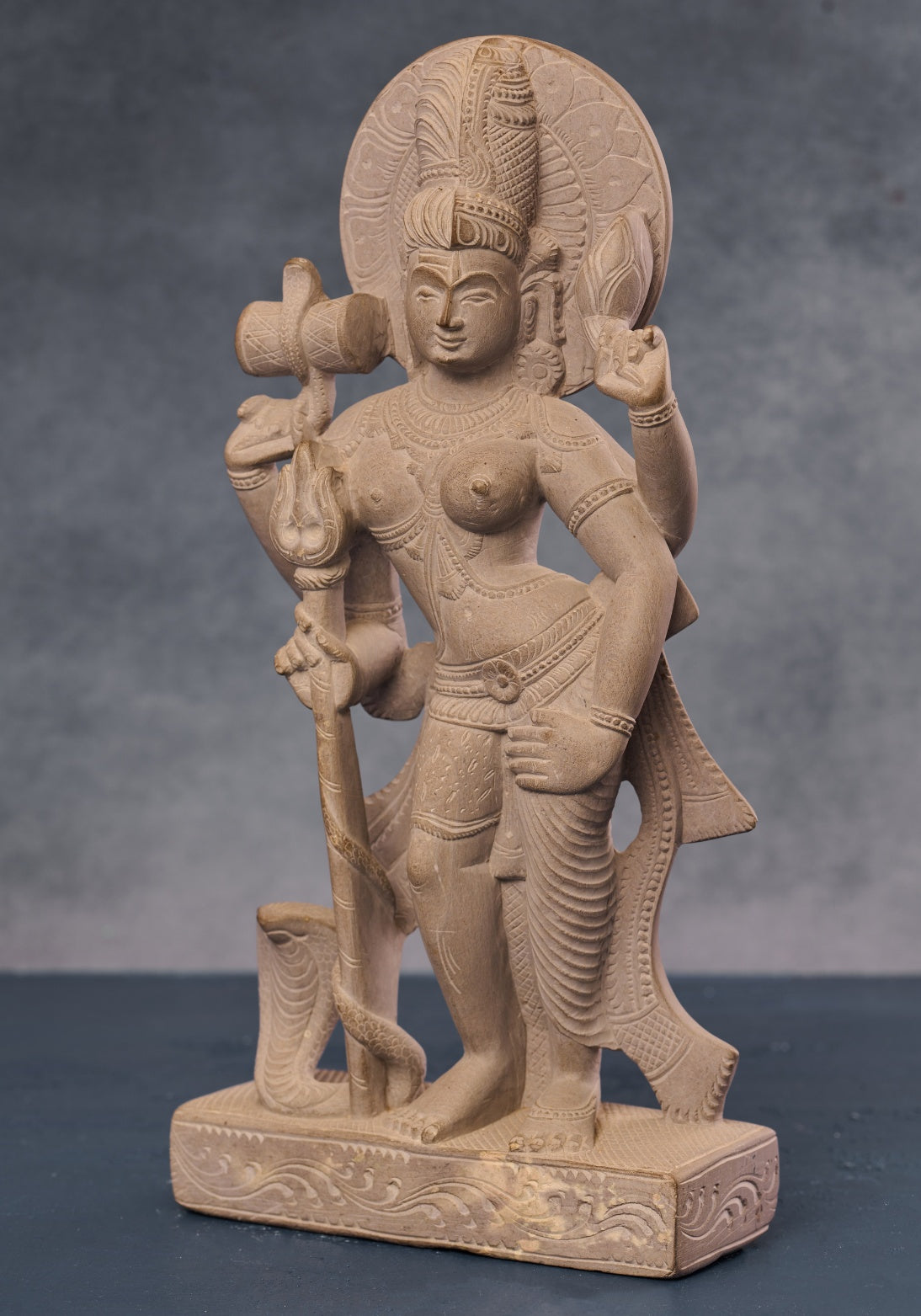 'Shiva & Parvati' Sculpture in 'Ardhnarishwar' Form