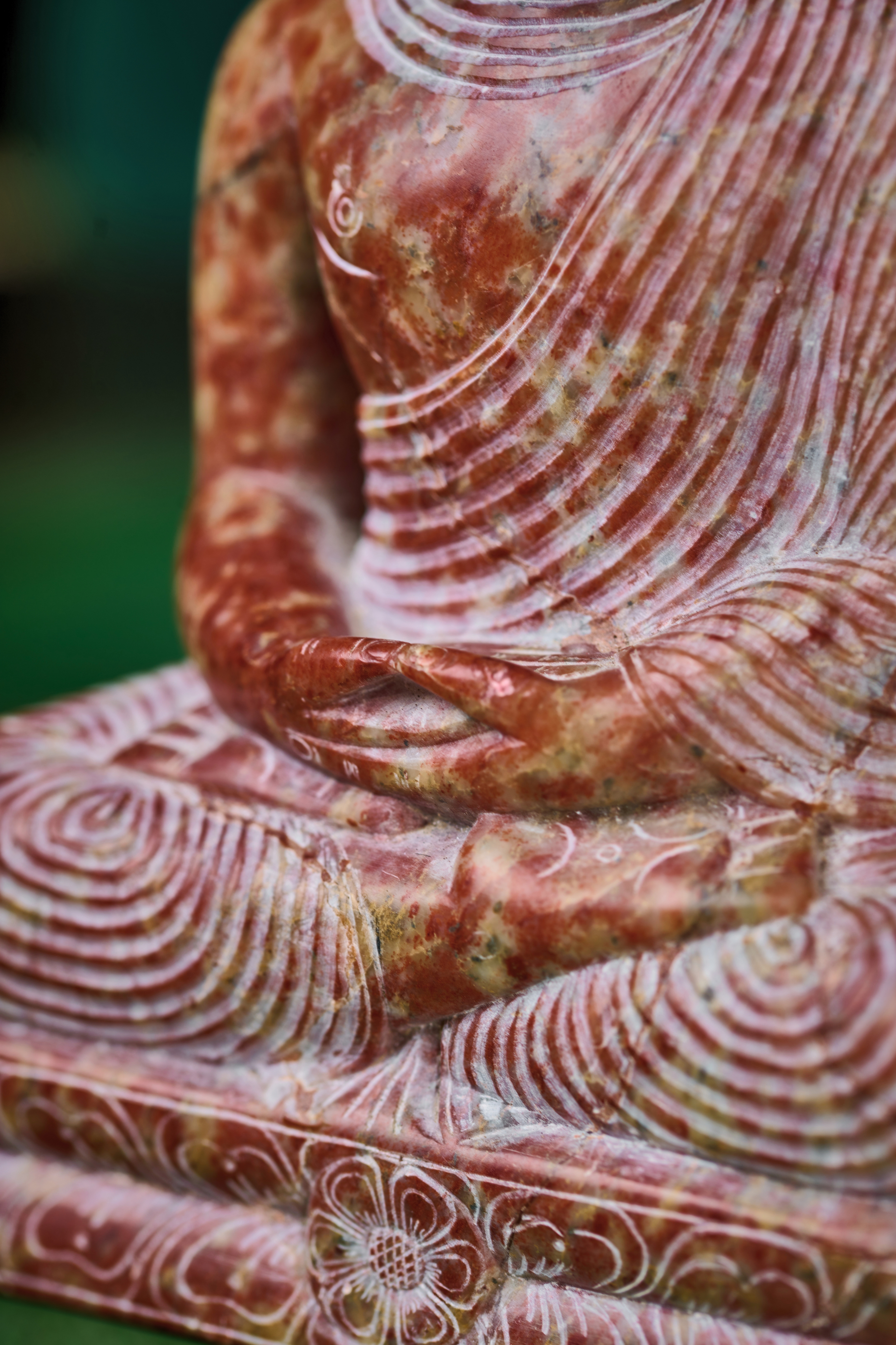 Meditating Buddha in Stone