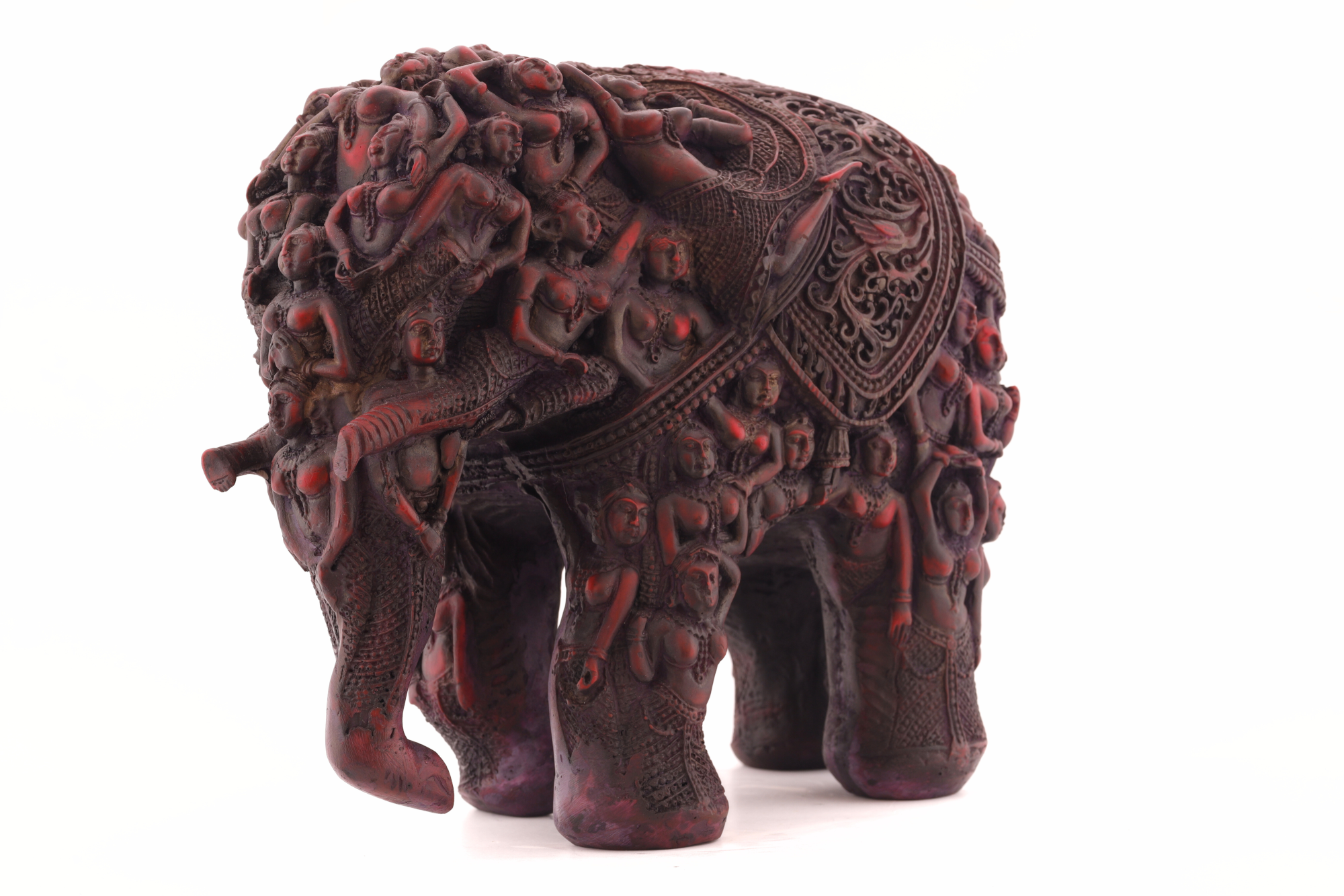 Handcarved Elephant in Wood