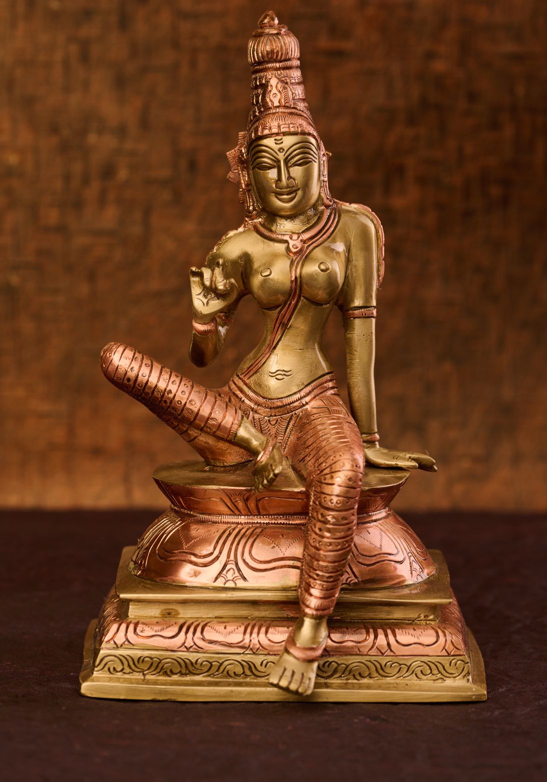 Goddess 'Apsara' in Brass