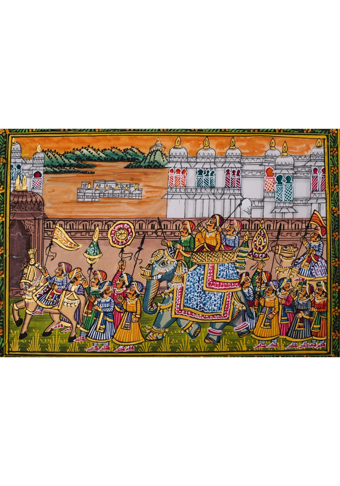 Traditional Indian Miniature Painting: Landscape