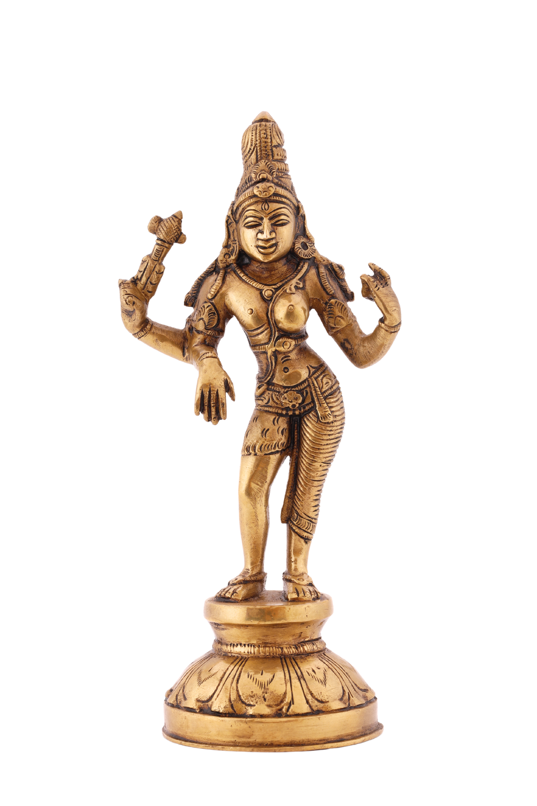 Dancing 'Apsara' in Solid Brass