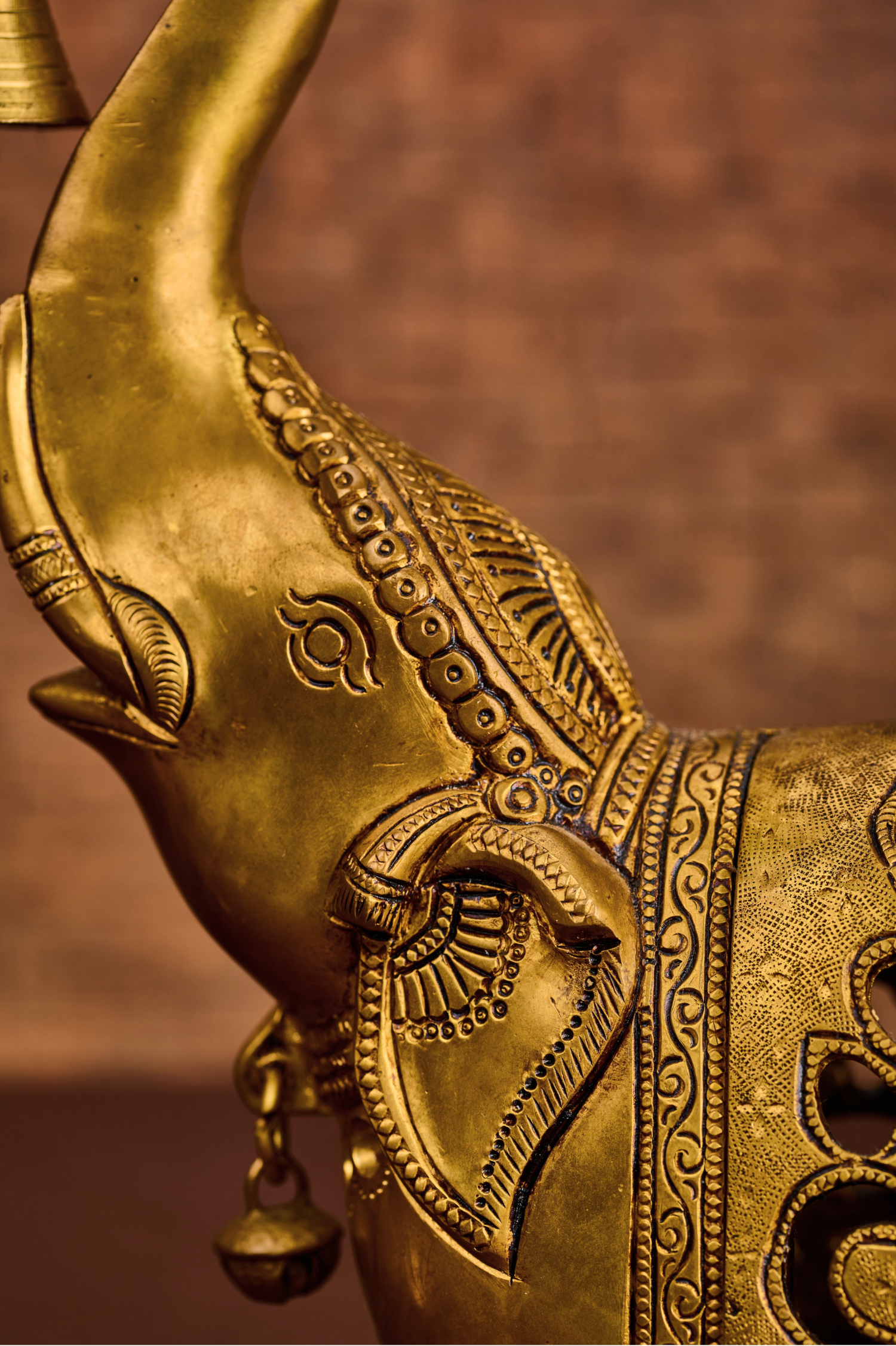 Brass Twin Elephant Tea-Light Holders