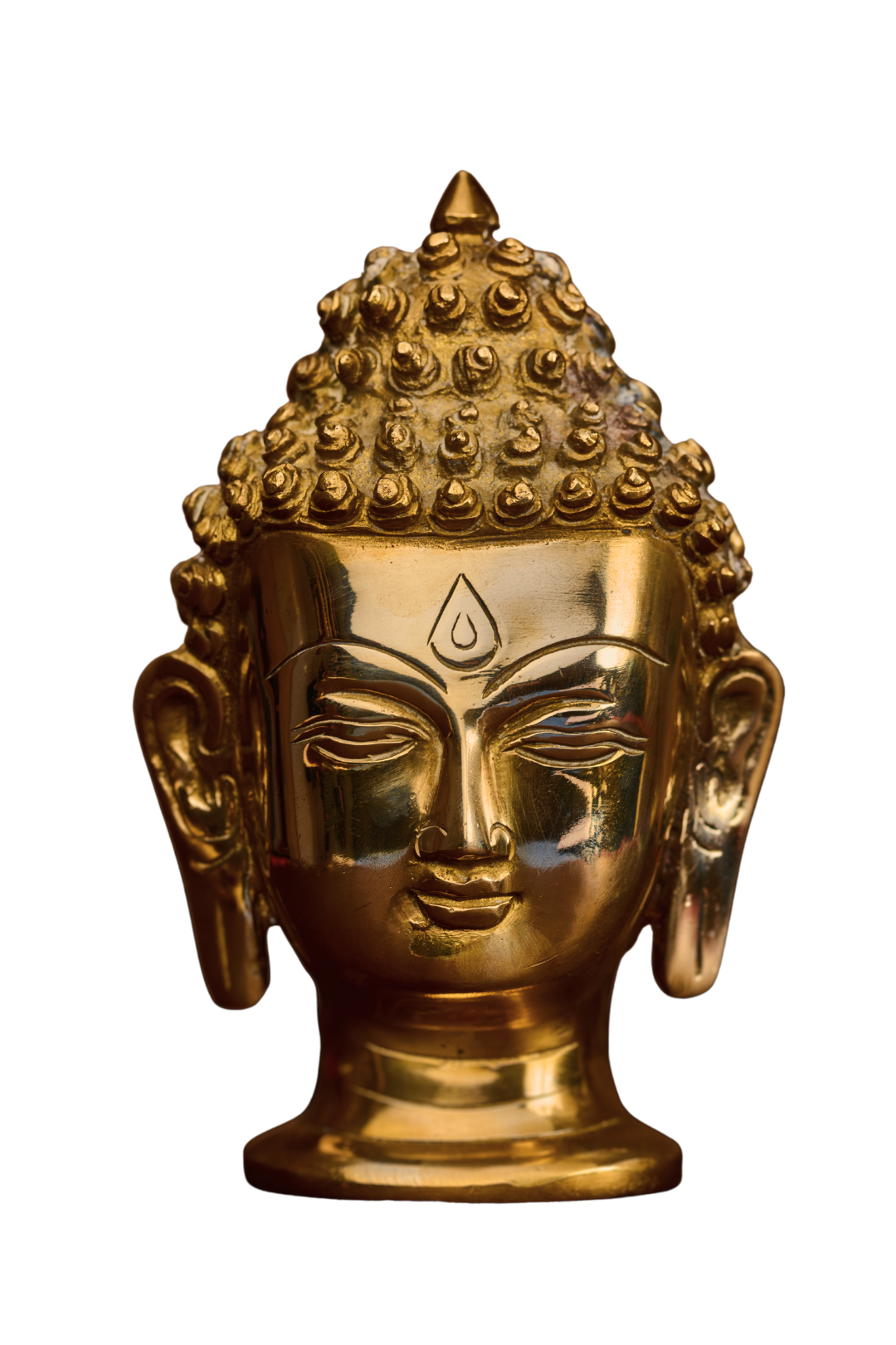 Gautama Buddha Bust in Brass