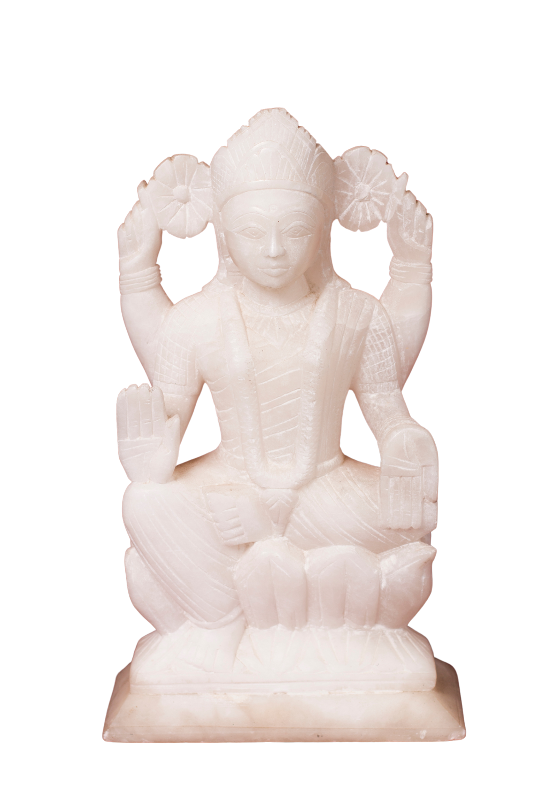 White Stone Lakshmi goddess