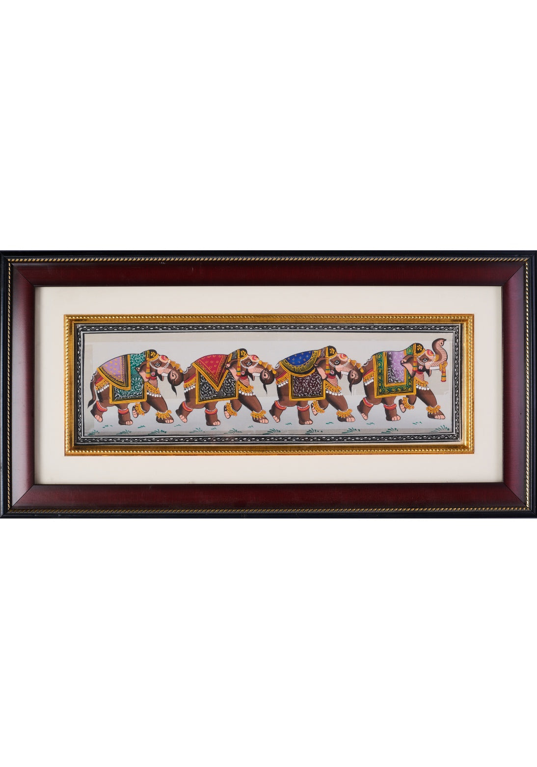 Traditional Miniature Elephant Painting